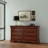 Alpine Furniture West Haven Dresser in Cappuccino - Lifestyle