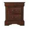 Alpine Furniture West Haven Nightstand in Cappuccino - Front