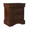 Alpine Furniture West Haven Nightstand in Cappuccino - Angled
