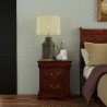 Alpine Furniture West Haven Nightstand in Cappuccino - Lifestyle