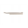 Manhattan Comfort Liberty Mid-Century Modern 62.99 TV Panel with Overhead Décor Shelf in Off White Top