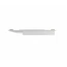 Manhattan Comfort Liberty Mid-Century Modern 62.99 TV Panel with Overhead Décor Shelf in White Top - Manhattan Comfort Liberty Mid-Century Modern 62.99 TV Panel with Overhead Décor Shelf in White Top