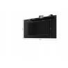 Manhattan Comfort Liberty Mid-Century Modern 62.99 TV Panel with Overhead Décor Shelf in Black