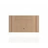 Manhattan Comfort Liberty Mid-Century Modern 62.99 TV Panel with Overhead Décor Shelf in Black Back - Manhattan Comfort Liberty Mid-Century Modern 62.99 TV Panel with Overhead Décor Shelf in Black Back