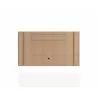 Manhattan Comfort Liberty Mid-Century Modern 62.99 TV Panel with Overhead Décor Shelf in Rustic Brown Back - Manhattan Comfort Liberty Mid-Century Modern 62.99 TV Panel with Overhead Décor Shelf in Rustic Brown Back