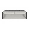 Sunset West Malibu Sofa in Cast Silver, No Welt Top