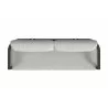 Sunset West Malibu Sofa in Cast Silver, No Welt Top - Sunset West Malibu Sofa in Cast Silver, No Welt Top