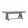 Pulaski Furniture Abbotts Glen Trestle Dining Table Side