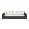 Sunset West Cabo Sofa in Soothe Pearl w/ Flange Welt Front