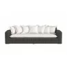 Sunset West Cabo Sofa in Soothe Pearl w/ Flange Welt Front - Sunset West Cabo Sofa in Soothe Pearl w/ Flange Welt Front