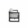 Sunset West Malibu Sofa in Cast Silver, No Welt Side - Sunset West Malibu Sofa in Cast Silver, No Welt Side