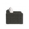 Sunset West Cabo Oversized Club Chair in Soothe Pearl w/ Flange Welt Side