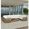 Skyline Design Dynasty Sofa with Sunbrella Cushion Set Kubu - Skyline Design Dynasty Sofa with Sunbrella Cushion Set Kubu