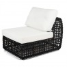 Skyline Design Dynasty Black Center with Sunbrella Cushion