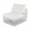 Skyline Design Dynasty White Center with Sunbrella Cushion - Skyline Design Dynasty White Center with Sunbrella Cushion