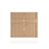 Manhattan Comfort Astor 70.86 Modern Floating Entertainment Center 2.0 with Media and Décor Shelves in Black Back