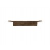 Manhattan Comfort Astor 70.86 Modern Floating Entertainment Center 2.0 with Media and Décor Shelves in Rustic Brown Top