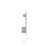 Manhattan Comfort Plaza 64.25 Modern Floating Wall Entertainment Center with Display Shelves in Off White Side
