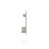 Manhattan Comfort Plaza 64.25 Modern Floating Wall Entertainment Center with Display Shelves in Off White Side - Manhattan Comfort Plaza 64.25 Modern Floating Wall Entertainment Center with Display Shelves in Off White Side