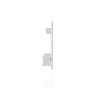 Manhattan Comfort Plaza 64.25 Modern Floating Wall Entertainment Center with Display Shelves in White Side