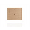 Manhattan Comfort Plaza 64.25 Modern Floating Wall Entertainment Center with Display Shelves in Black Back