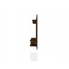 Manhattan Comfort Plaza 64.25 Modern Floating Wall Entertainment Center with Display Shelves in Rustic Brown Side