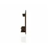 Manhattan Comfort Plaza 64.25 Modern Floating Wall Entertainment Center with Display Shelves in Rustic Brown Side - Manhattan Comfort Plaza 64.25 Modern Floating Wall Entertainment Center with Display Shelves in Rustic Brown Side