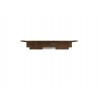 Manhattan Comfort Plaza 64.25 Modern Floating Wall Entertainment Center with Display Shelves in Rustic Brown Top