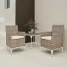 Skyline Design Brafta 3-Piece Balcony Set with Sunbrella Cushions - Skyline Design Brafta 3-Piece Balcony Set with Sunbrella Cushions