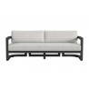Sunset West Malibu Sofa in Cast Silver, No Welt