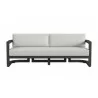 Sunset West Malibu Sofa in Cast Silver, No Welt - Sunset West Malibu Sofa in Cast Silver, No Welt