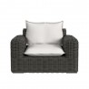 Sunset West Cabo Oversized Club Chair in Soothe Pearl w/ Flange Welt Front