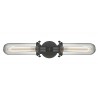 Oiled Rubbed Bronze - Clear Glass