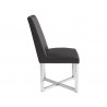SUNPAN Howard Dining Chair - Black/Grey/White, Side Angle