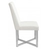SUNPAN Howard Dining Chair - White - Side View
