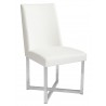 SUNPAN Howard Dining Chair - White - Angled View