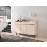 Manhattan Comfort Bradley 53.54 Buffet Stand with 4 Shelves in Off White