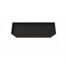 Manhattan Comfort Bradley 53.54 Buffet Stand with 4 Shelves in Black Top