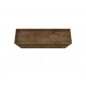 Manhattan Comfort Bradley 53.54 Buffet Stand with 4 Shelves in Rustic Brown Top