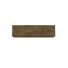 Manhattan Comfort Yonkers 62.99 TV Stand with Solid Wood Legs and 6 Media and Storage Compartments in Rustic Brown TOp
