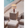Skyline Design Paloma Side Table with Glass