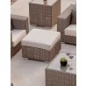 Skyline Design Paloma Ottoman with Sunbrella Cushion - Skyline Design Paloma Ottoman with Sunbrella Cushion