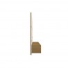 Manhattan Comfort Vernon 62.99 Floating Wall Entertainment Center in Off White and Cinnamon Side