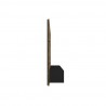 Manhattan Comfort Vernon 62.99 Floating Wall Entertainment Center in Rustic Brown and Black