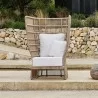 Skyline Design Rio Armchair with Sunbrella Cushion  Front - Skyline Design Rio Armchair with Sunbrella Cushion  Front