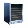Summerset Grills 24 Outdoor Rated Wine Cooler - Angled and Closed - Summerset Grills 24 Outdoor Rated Wine Cooler - Angled and Closed