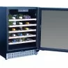 Summerset Grills 24 Outdoor Rated Wine Cooler - Angled and Open with Contents - Summerset Grills 24 Outdoor Rated Wine Cooler - Angled and Open with Contents