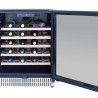 Summerset Grills 24 Outdoor Rated Wine Cooler - Front and open with Contents