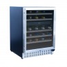 Summerset Grills 24 Outdoor Rated Dual Zone Wine Cooler - Angled Closed  - Summerset Grills 24 Outdoor Rated Dual Zone Wine Cooler - Angled Closed 