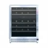 Summerset Grills 24 Outdoor Rated Dual Zone Wine Cooler - Front Closed and With Contents - Summerset Grills 24 Outdoor Rated Dual Zone Wine Cooler - Front Closed and With Contents